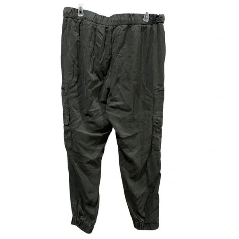 Banana Republic Women's Cargo Jogger‎ Pants L Utility Pockets Drawstring Waist - Picture 4 of 8